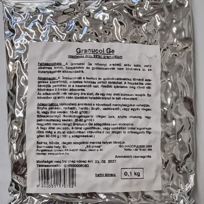 Granucol Ge 0.1 kg aktívszén